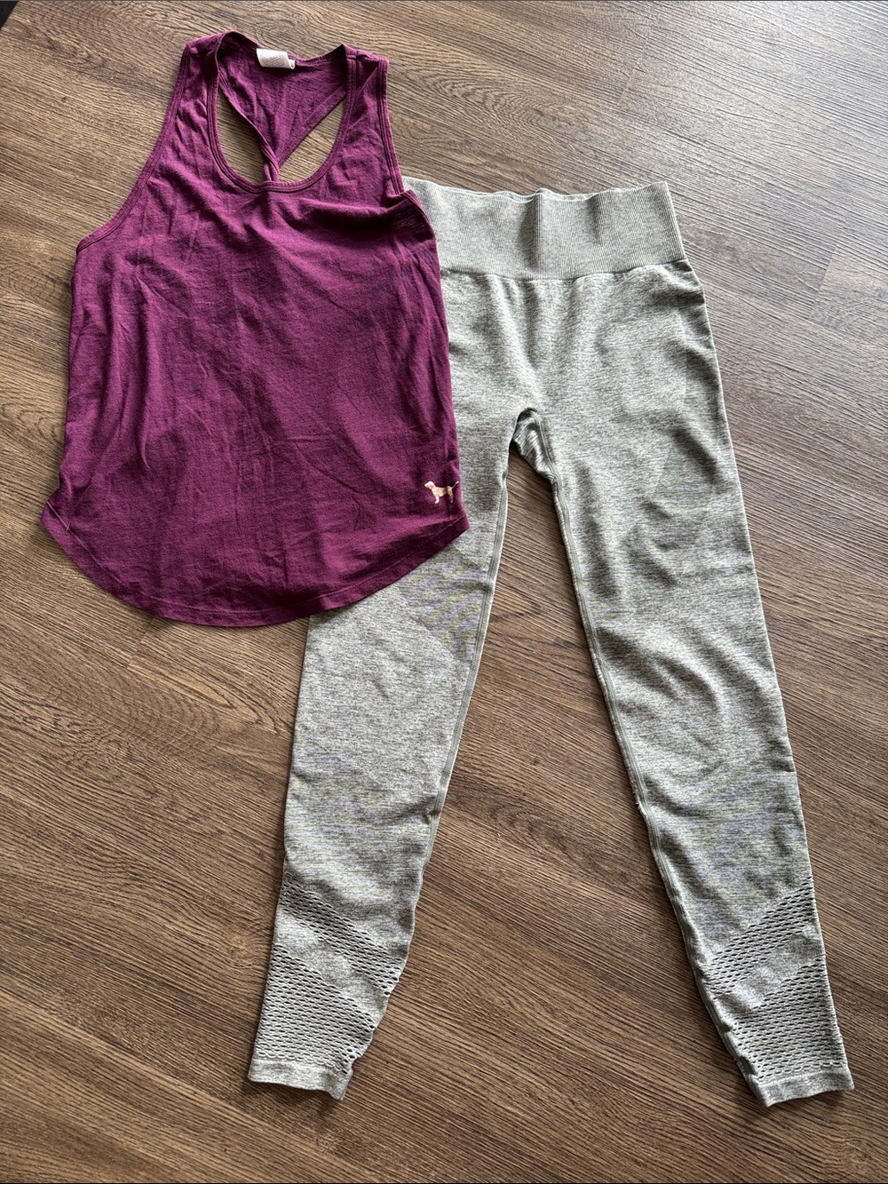 Victoria’s Secret PINK Workout Set S Seamless Leggings Racerback Tank